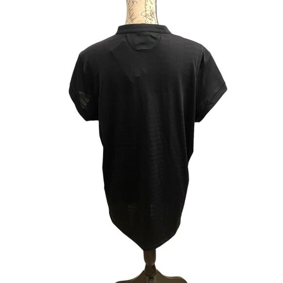 Under Armour Heat Gear Women Short Sleeve Half Button University Maryland Shirt - Picture 3 of 11